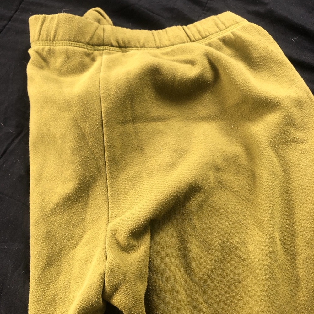 Victoria’s Secret PINK Lounge Boyfriend Wide Sweatpants Pants Olive Green Size M - Picture 4 of 7